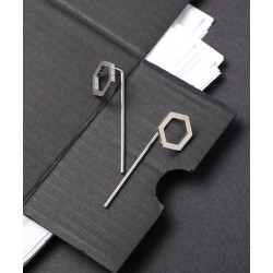 Altıgen Çelik Küpe