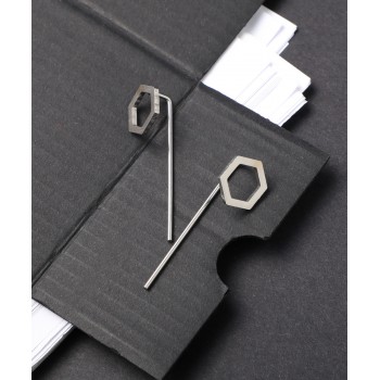 Altıgen Çelik Küpe