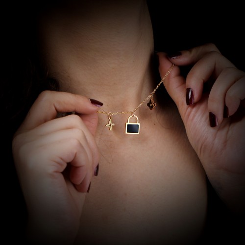 Women Steel Necklace 4821