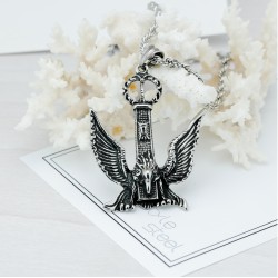 Anka Kuşu Çelik Kolye Ucu