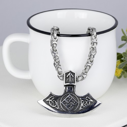 Antik Stormbreaker Çelik Kolye Ucu