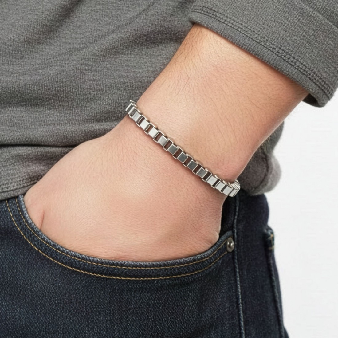 Men's Full Steel Bracelet 13928
