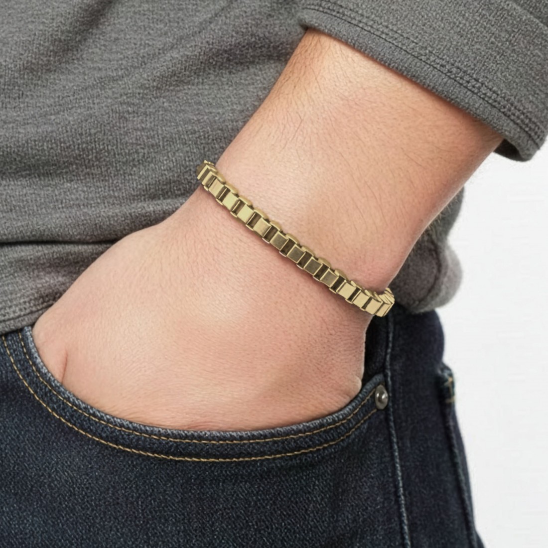 Men's Full Steel Bracelet 13928