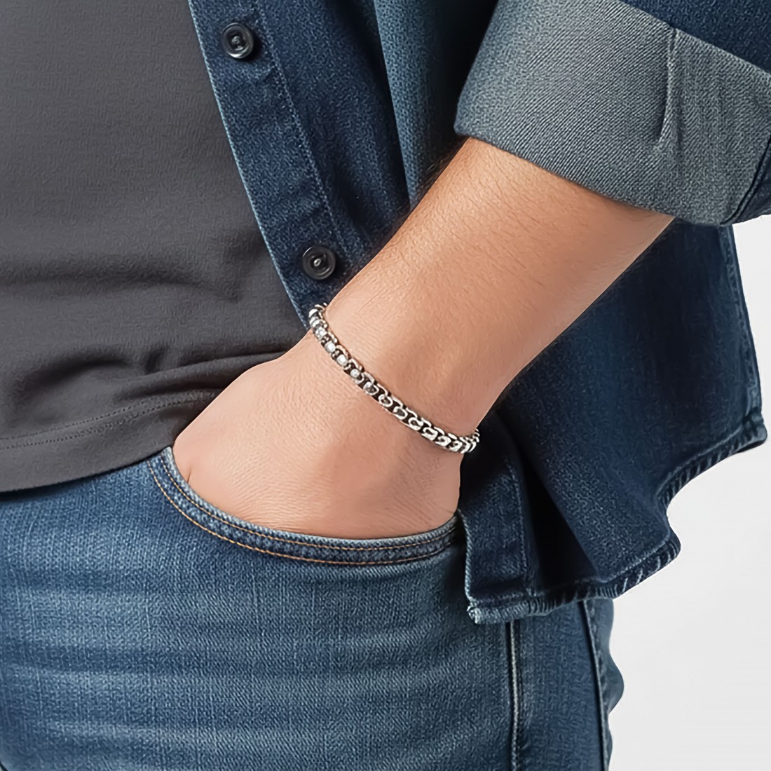 Men's Full Steel Bracelet 13932