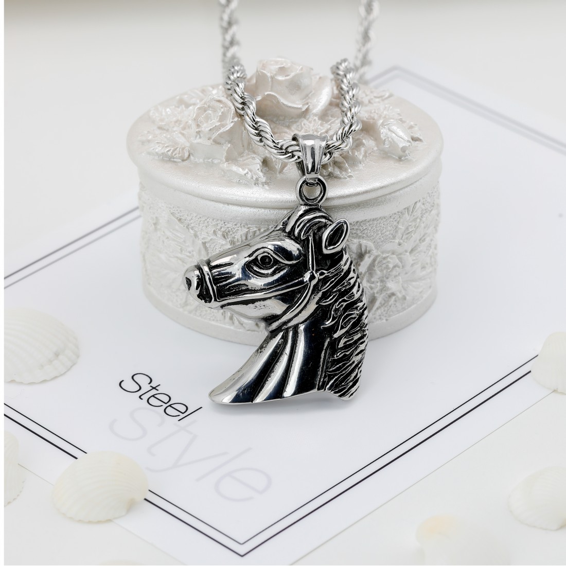 Toptan At Başı Çelik Kolye Ucu Fiyatları