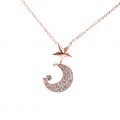 Toptan Ay Yıldız Bayan Çelik Kolye Fiyatları