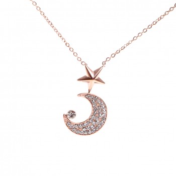 Ay Yıldız Bayan Çelik Kolye