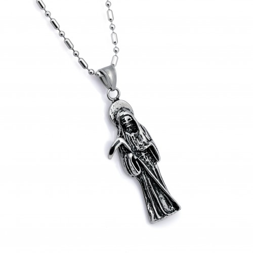 Azrail Çelik Kolye Ucu