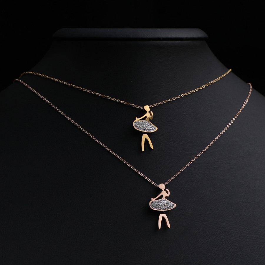 Women Steel Necklace 4809