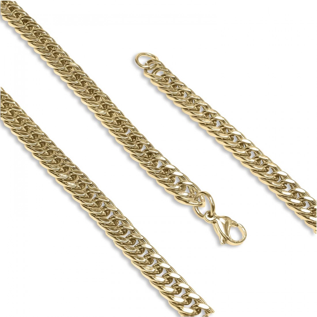 Balık Sırtı Çelik Erkek Kolye 1,6Mm X 4Mm