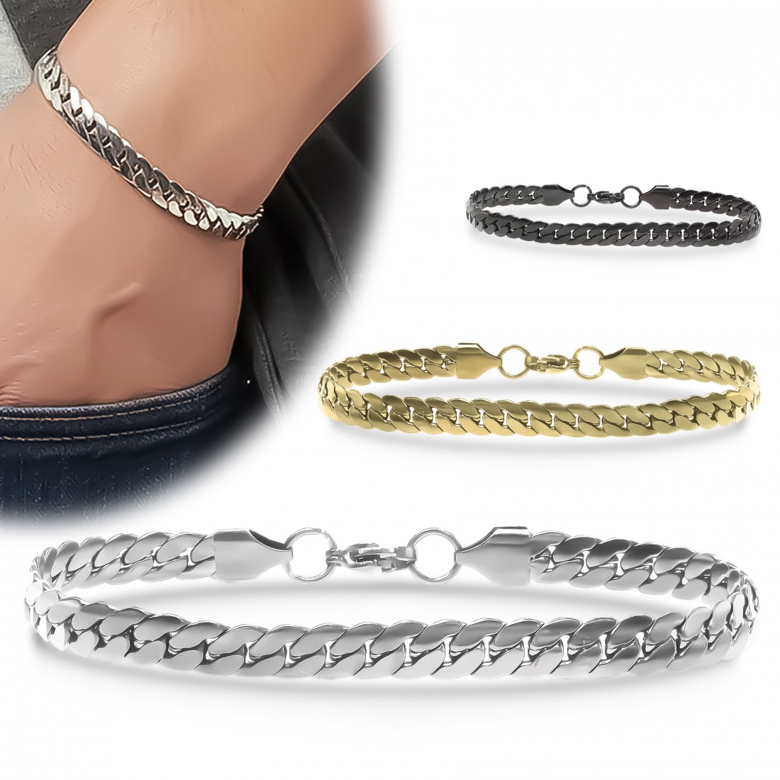 Men's Full Steel Bracelet 13964