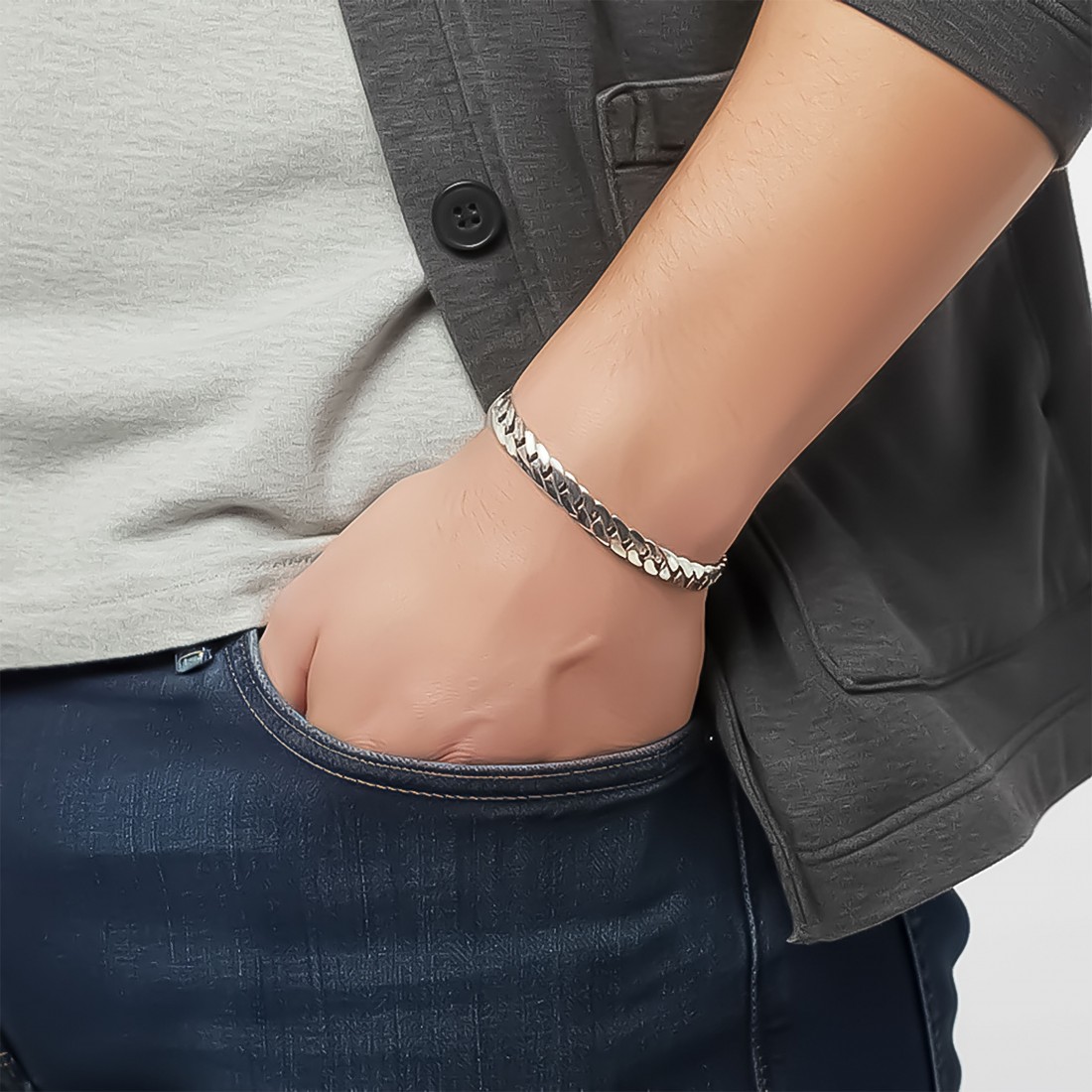 Men's Full Steel Bracelet 13964