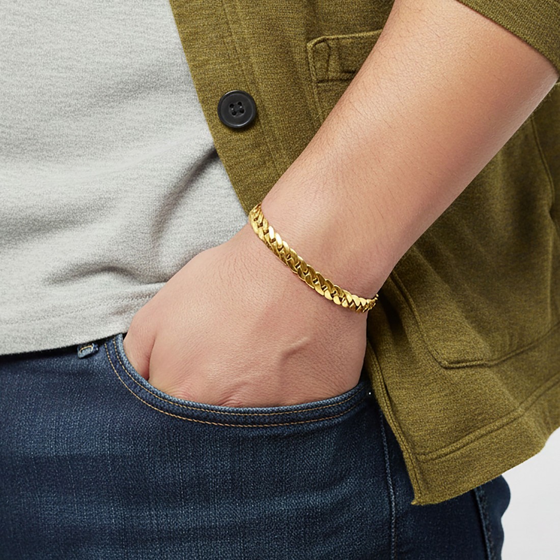 Men's Full Steel Bracelet 13964