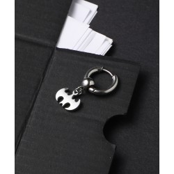 Batman Sallantılı Çelik Küpe