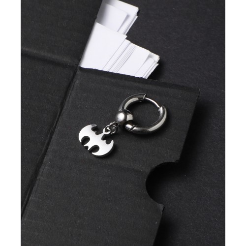 Batman Sallantılı Çelik Küpe