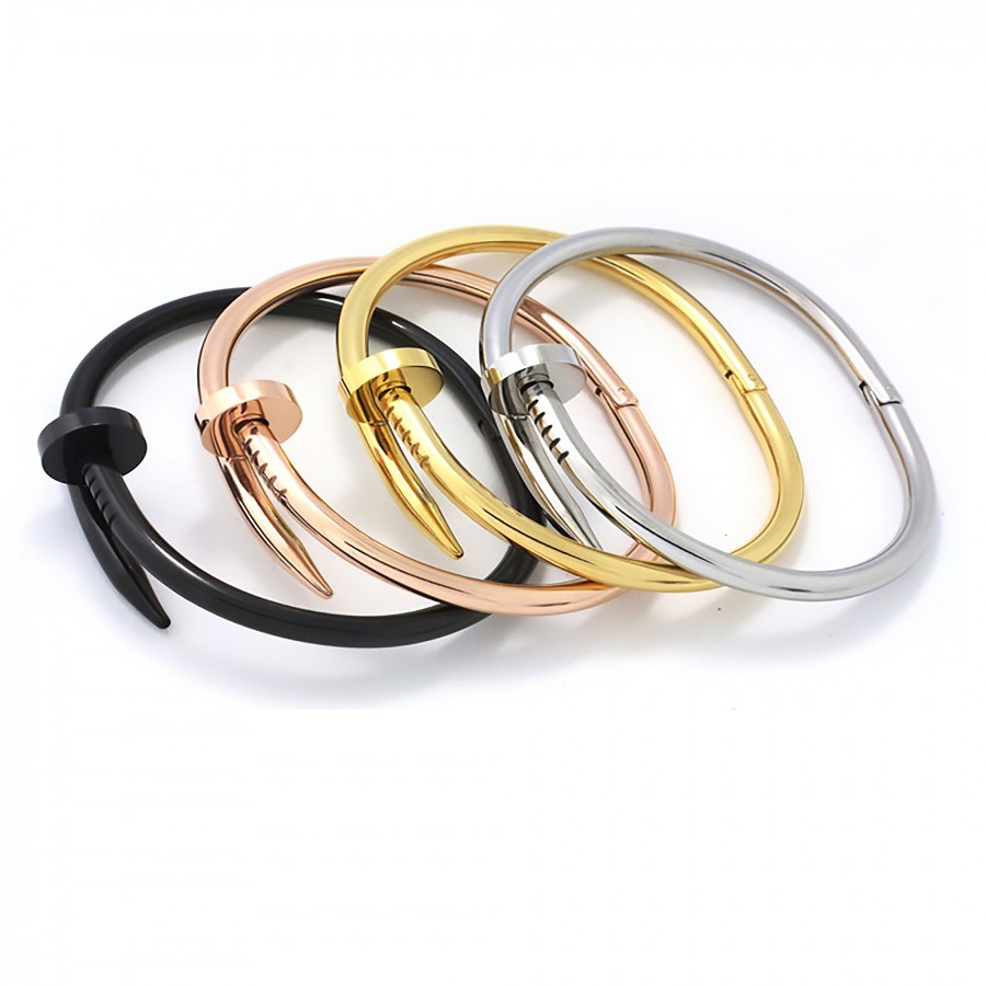 Toptan Bayan Çelik Çivi Bileklik 4 Renk Fiyatları