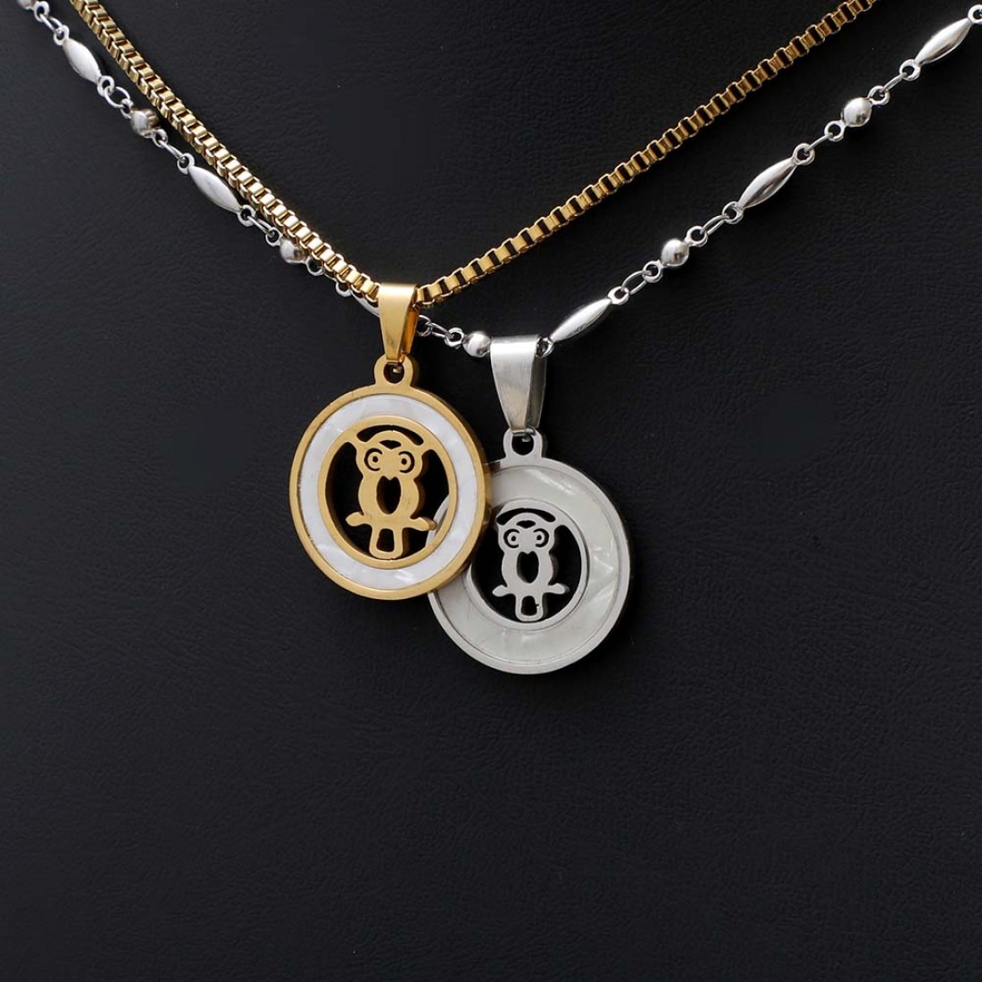 Toptan Baykuş Çelik Kolye Ucu Fiyatları