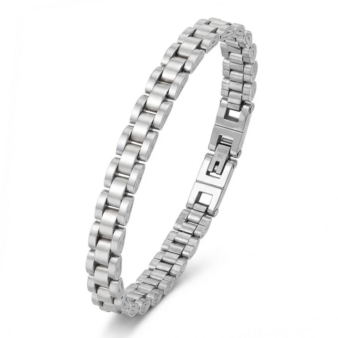 Beyaz Ful Çelik Bileklik