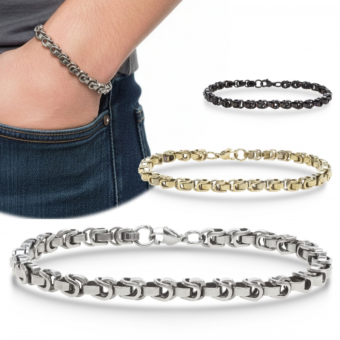 Men's Full Steel Bracelet 13952