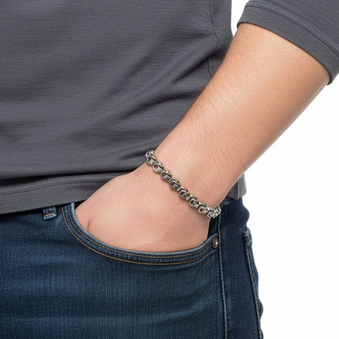 Men's Full Steel Bracelet 13952