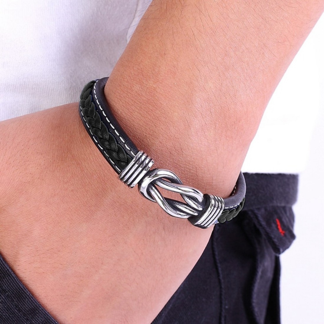 Burgu Çelik Ve Deri Billeklik