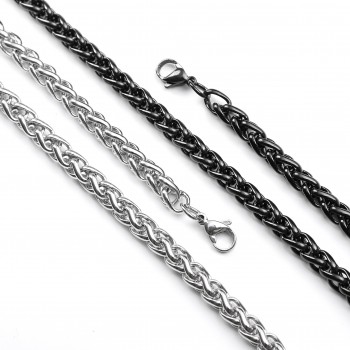 Büyük Boy Sarmal Çelik Kolye Modeli