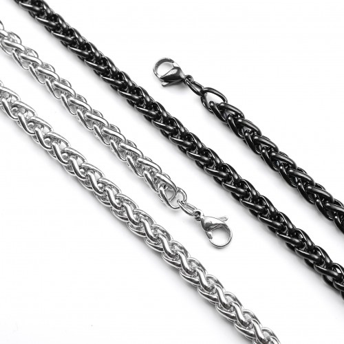 Büyük Boy Sarmal Çelik Kolye Modeli