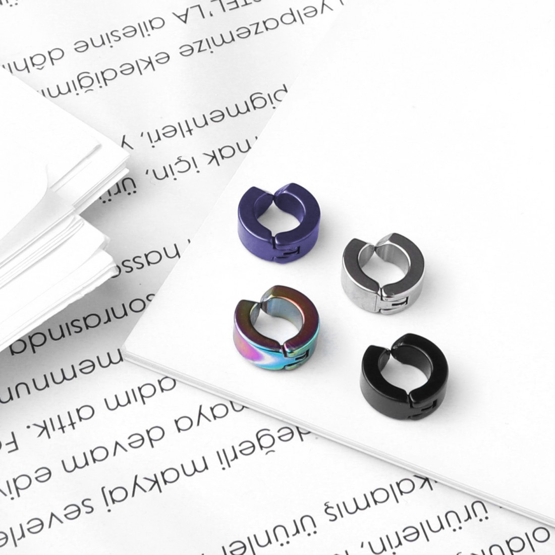 Toptan Büyük Boy Sıkıştırma Çelik Halka Küpe Fiyatları