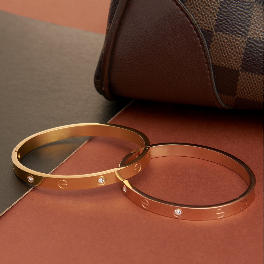 Toptan Büyük Boy Taşlı Kelepçe Çelik Bileklik 4 Renk Fiyatları