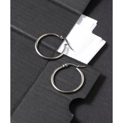 Büyük Çelik Halka Küpe