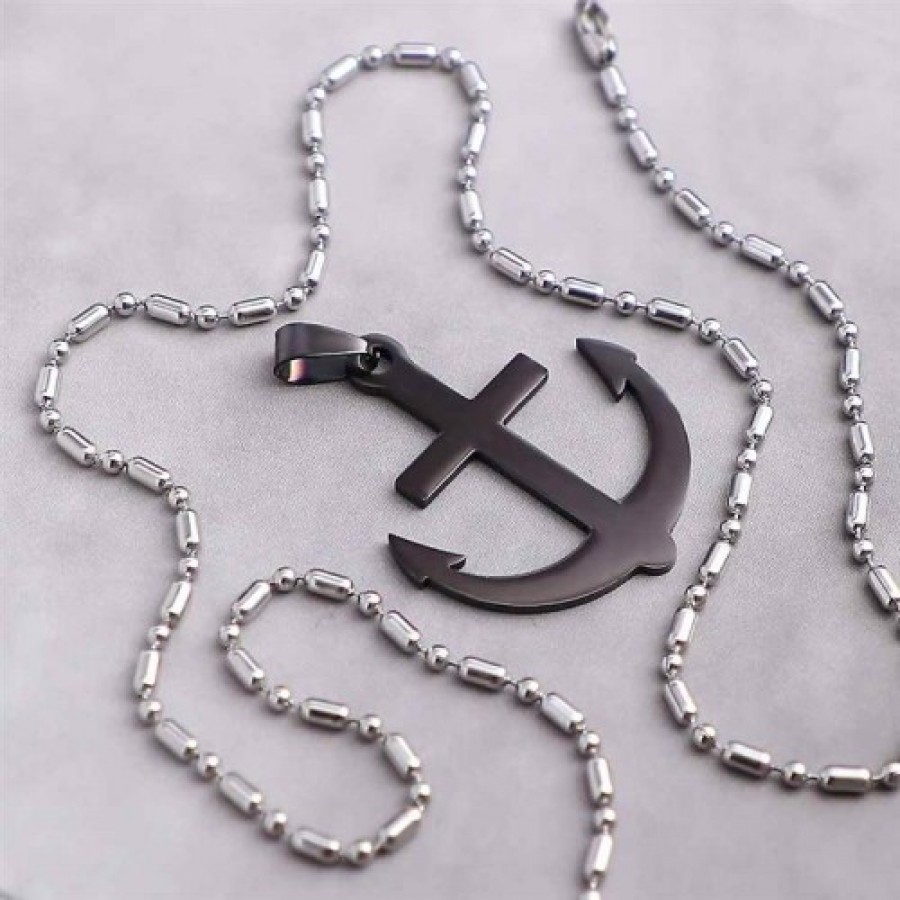 Toptan Çapa Gemici Figürlü Çelik Kolye Ucu Fiyatları