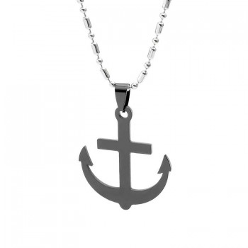 Çapa Gemici Figürlü Çelik Kolye Ucu