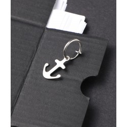 Çapa Sallantılı Çelik Küpe