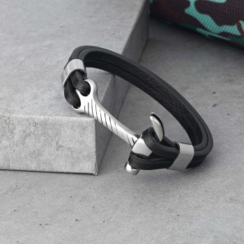 Çekiç 316L Ayar Çelik Ve Orjinal Deri Billeklik