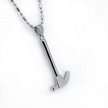 Çekiç Çelik Kolye Ucu