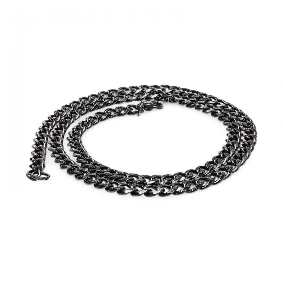 Çelik Erkek Siyah Kolye 1.6Mm