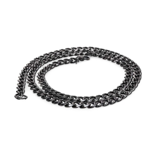 Çelik Erkek Siyah Kolye 1.6mm