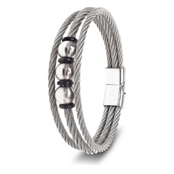 Çelik Halat Kordonlu Bileklik