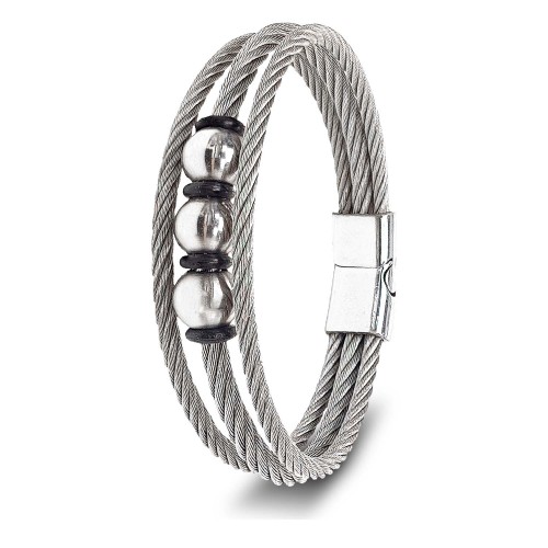 Çelik Halat Kordonlu Bileklik