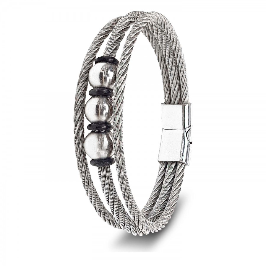 Çelik Halat Kordonlu Bileklik