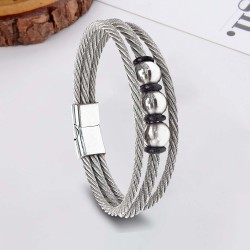 Çelik Halat Kordonlu Bileklik