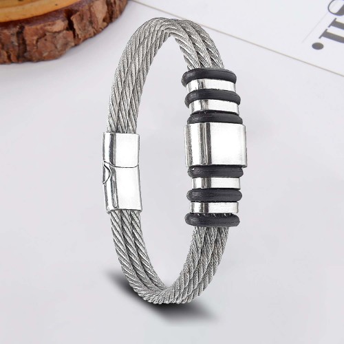 Çelik Halat Kordonlu Bileklik