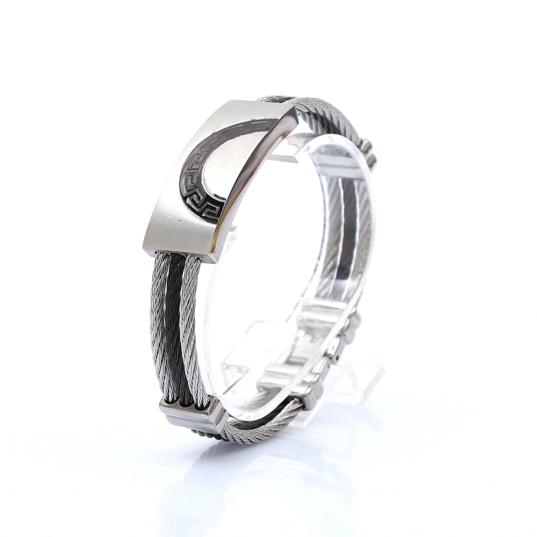 Toptan Çelik Halat Kordonlu Çelik Bileklik 4P14D3 Fiyatları