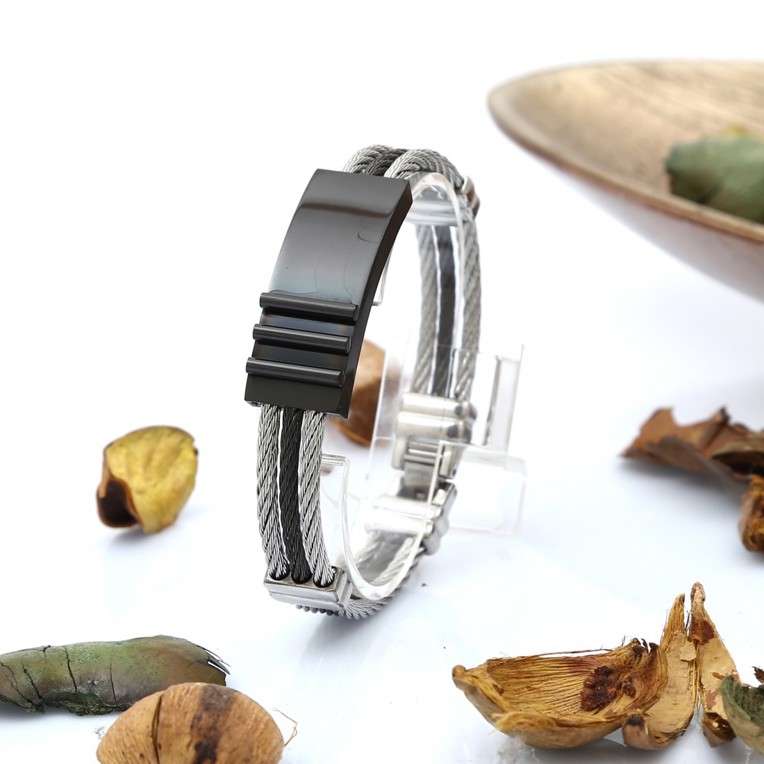 Toptan Çelik Halat Kordonlu Çelik Bileklik Fiyatları