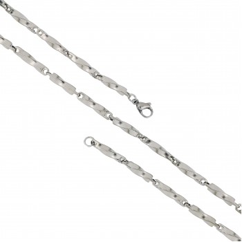 Çelik Kolye Burgu Damla