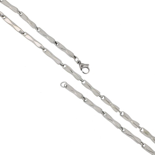 Çelik Kolye Burgu Damla