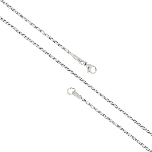 Çelik Kolye Halka İtalyan