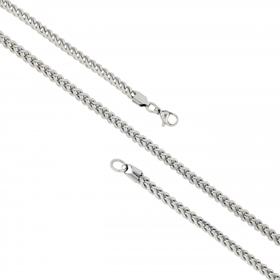 Toptan Çelik Kolye Kare Pres Burma 3X3Mm Fiyatları