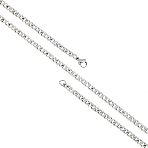 Çelik Kolye Yassı Halka Küçük