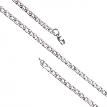 Çelik Kolye Yassı Halka Orta